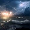 Survivre à la fureur d'une tempête monstrueuse en mer sur Mysterious Spectrum