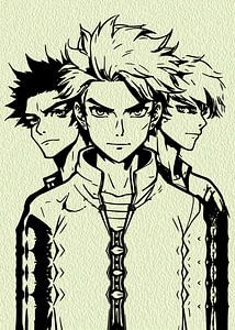 Kreative Anime-Wandkunst | Jungen 31
