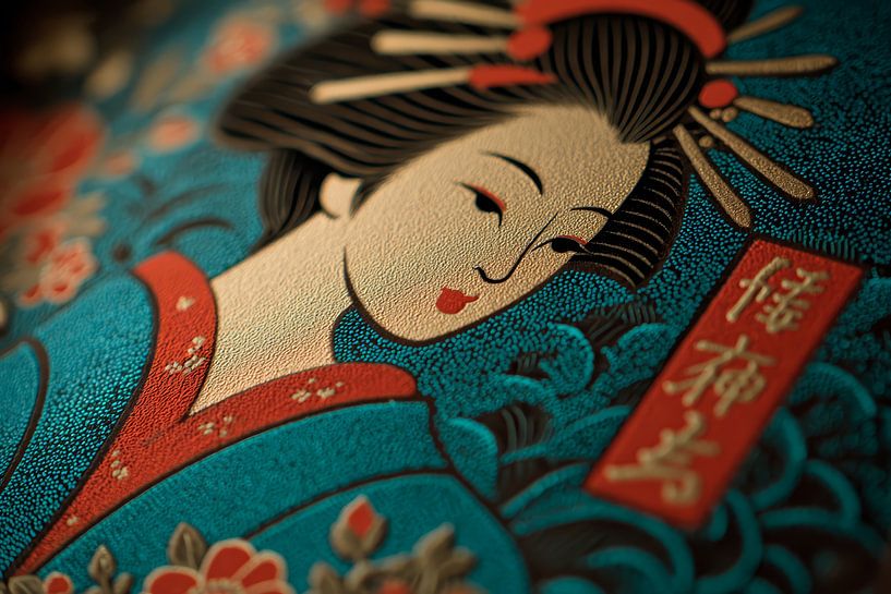 picturesque Japan Geisha illustration by Egon Zitter