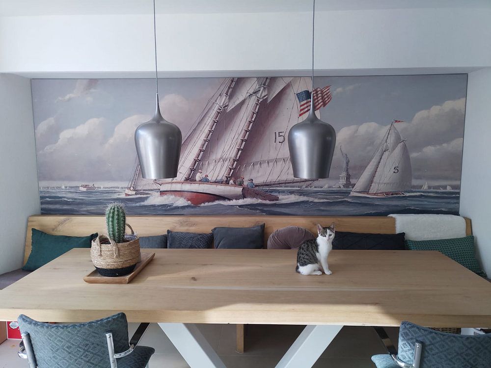 Vrijheidsbeeld varen  van Nicholas Berger 