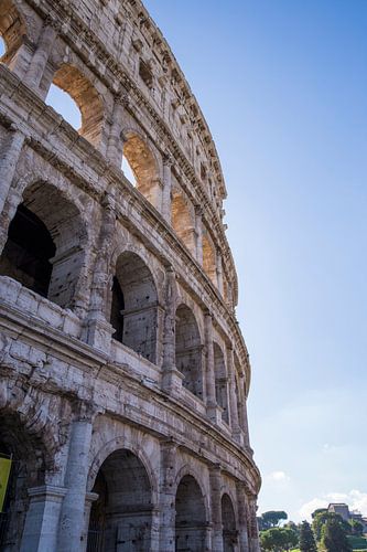 Detail of the Colosseum in Rome