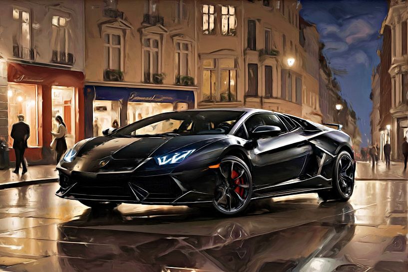Black Lambo by DeVerviersBelgium