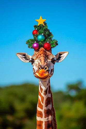Kerstgiraffe