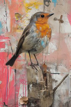 Robins in the Urban Wilderness by Color Square