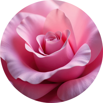 Close-up foto van een lichtroze roos van Markus Gann