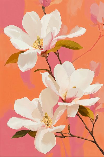 Magnolias in Pink no. 3 by Studio BB