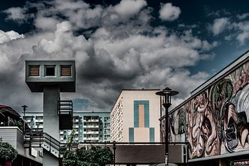 Stadtansichten Rieth – Architektur und Wandbild an der Vilniusstraße