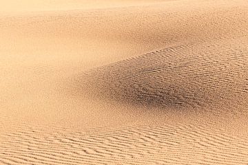 Motifs abstraits dans le sable sur Rob van Esch