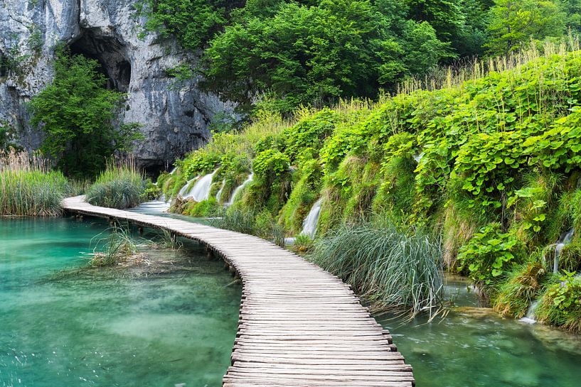 Nationaal park Plitvice II van Rainer Mirau