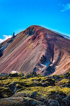 Brennisteinsalda vulkanische berg van Thomas Heitz