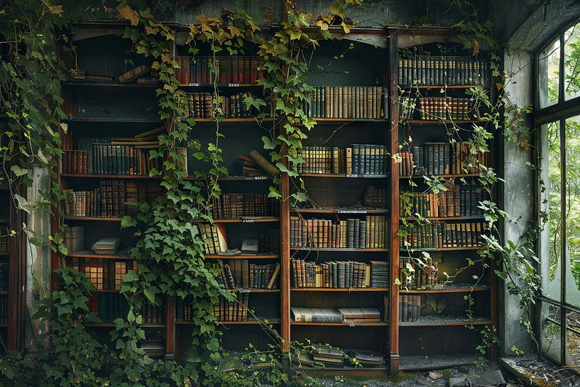 Lost Places: Bibliothek von Poster Art Shop