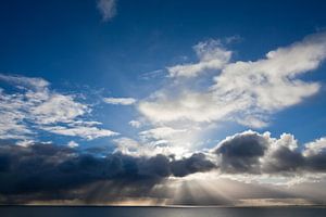 bleu sky above the rain by Aart Jan van Mossel