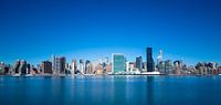 New York Skyline im Blau von Inge van den Brande Miniaturansicht