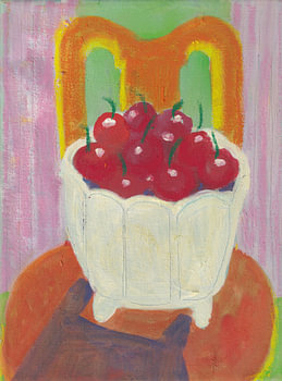 Mexican Chair behind Cherries