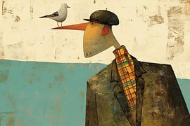 Schnabelflüstern von ARTEO Gemälde