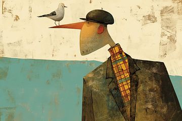 Beak Whispers van ARTEO Schilderijen