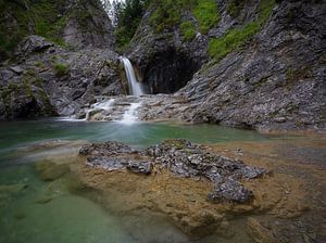 Der Stuibenwasserfall in den Tiroler Bergen