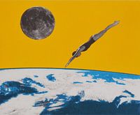 Der Weltraumtauchgang, 2016, (Siebdruck)