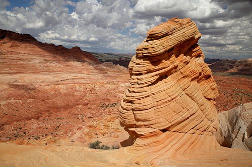 Formations rocheuses dans les North Coyote Buttes, qui font partie du Vermilion Cliffs National Monu