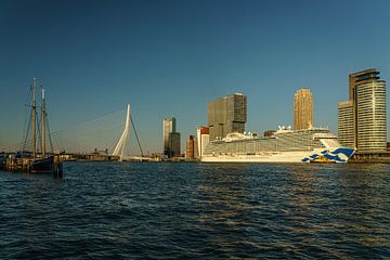 Cruiseschip "Enchanted Princess" bezoekt Rotterdam. van Jaap van den Berg