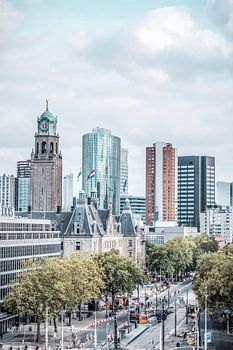 Les gratte-ciels de la foire de Rotterdam