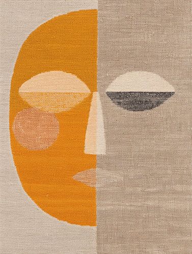 Portrait bohème dans les tons de terre