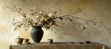 Blumenstillleben | Verwehter Blütenzweig