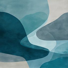 Soft Blue Flow von Studio Ypie