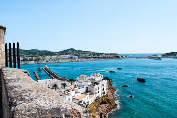 View over Eivissa Town, Ibiza van Iris Brummelman