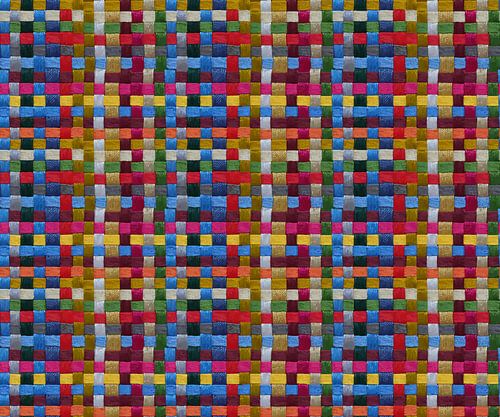 Weefwerk van leeslinten uit boeken