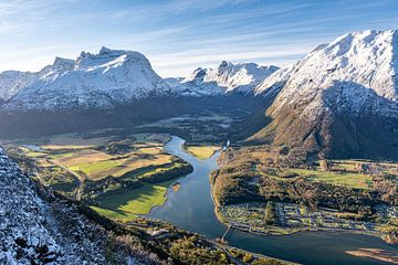 De Andalsnes vallei in Noorwegen van Joost Potma