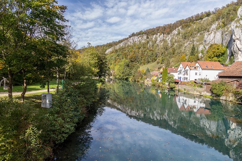 Vue idyllique du village de Markt Essing en Bavière par Reiner Conrad