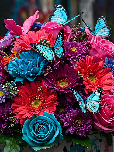Mister Artsy Graffiti Flowers n° 8