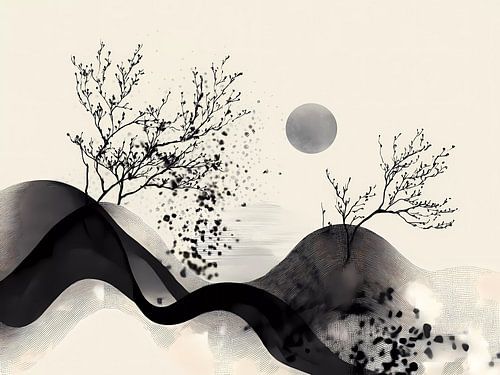 Moderne minimale natuur