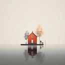 Abandoned Oasis: the Little Red House by ByNoukk thumbnail