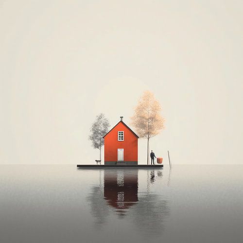 Verlaten Oase: het Rode Huisje