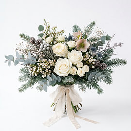 Winter White Floral Bouquet by Markus Gann