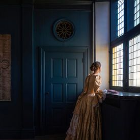 Ungeduldig wartend [in Proportionen von Vermeer] von Affect Fotografie