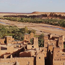 Kasbah Aït-Ben-Haddou in Marokko bei Sonnenuntergang von FemmDesign