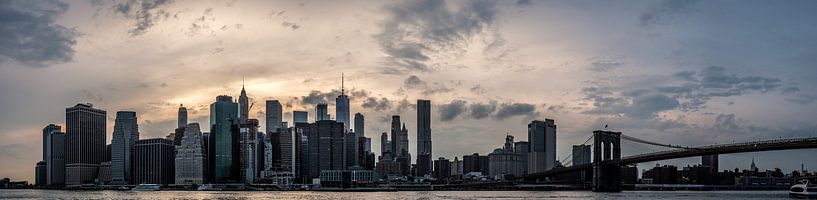 Panorama Skyline Manhattan New York City par Eddy Westdijk