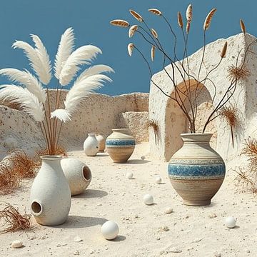ibiza pottery vases minimalism