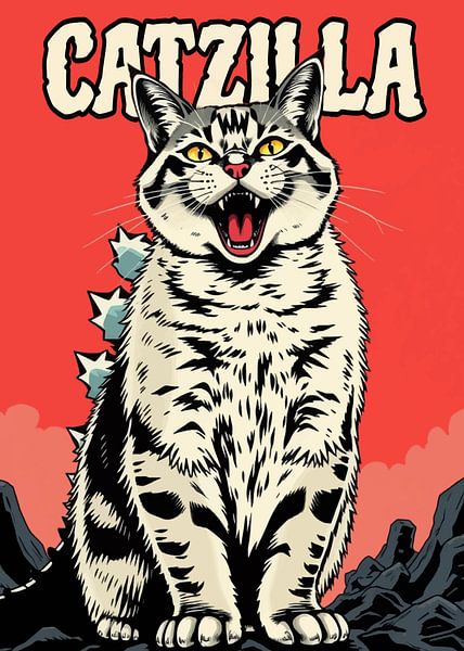 Catzilla by MIROKKU