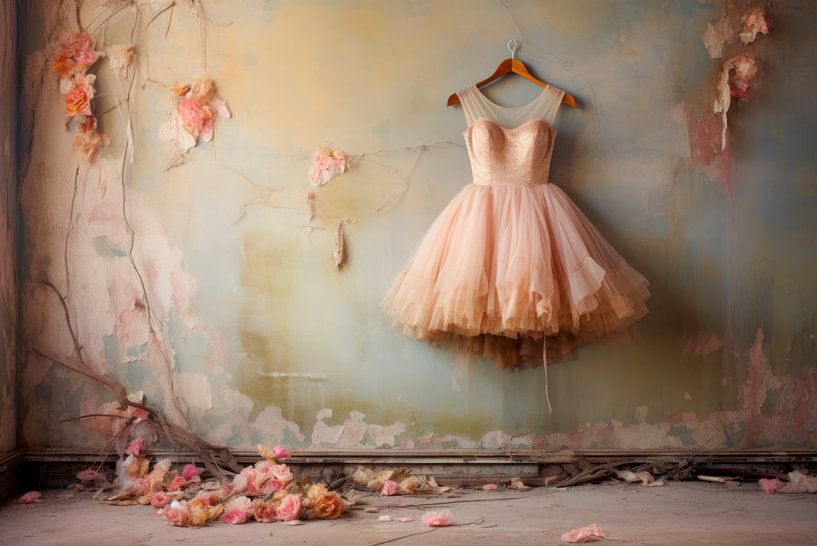 Lieux abandonnés, ancienne villa, salle des ballerines par BowiScapes Art Abstrait  et digital