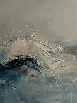 De wilde zee van Japandi Art Studio