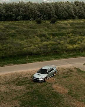 Subaru in vogelperspectief van Mäbel Seelen