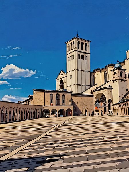 Basilika des Heiligen Franz von Assisi von Sergio Pazzano