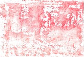 Abstraktes Aquarell in Rot