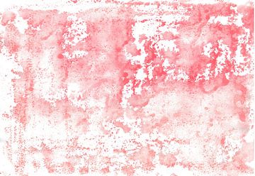 Abstract watercolor in red by Heike Rau