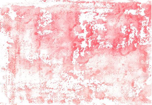 Aquarelle abstraite en rouge