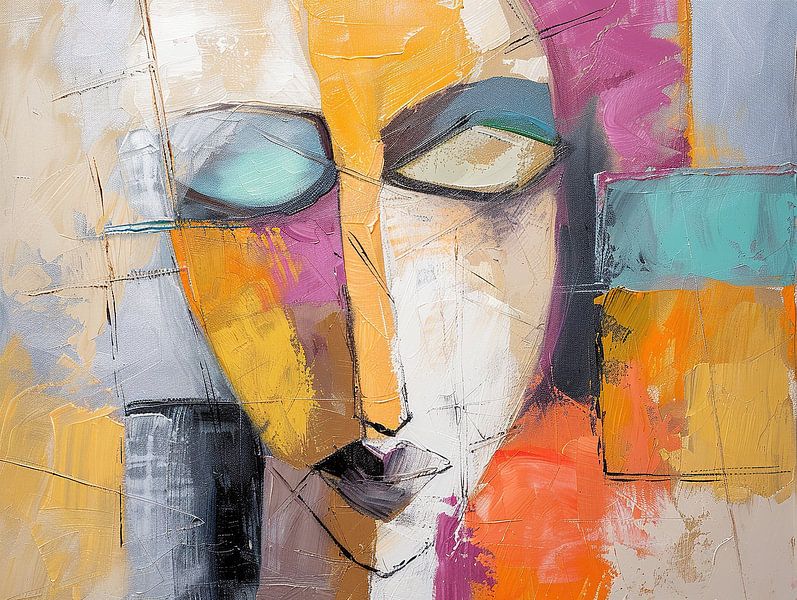 Woman Abstract by Eye catching paintings